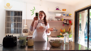 Jugo verde de berro